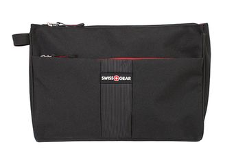 Несессер SWISSGEAR, черный, полиэстер, 31x8x22 см