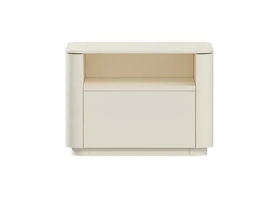 Тумба прикроватная Tammi 1 полка 1 ящик ширина 50 см (дымка)