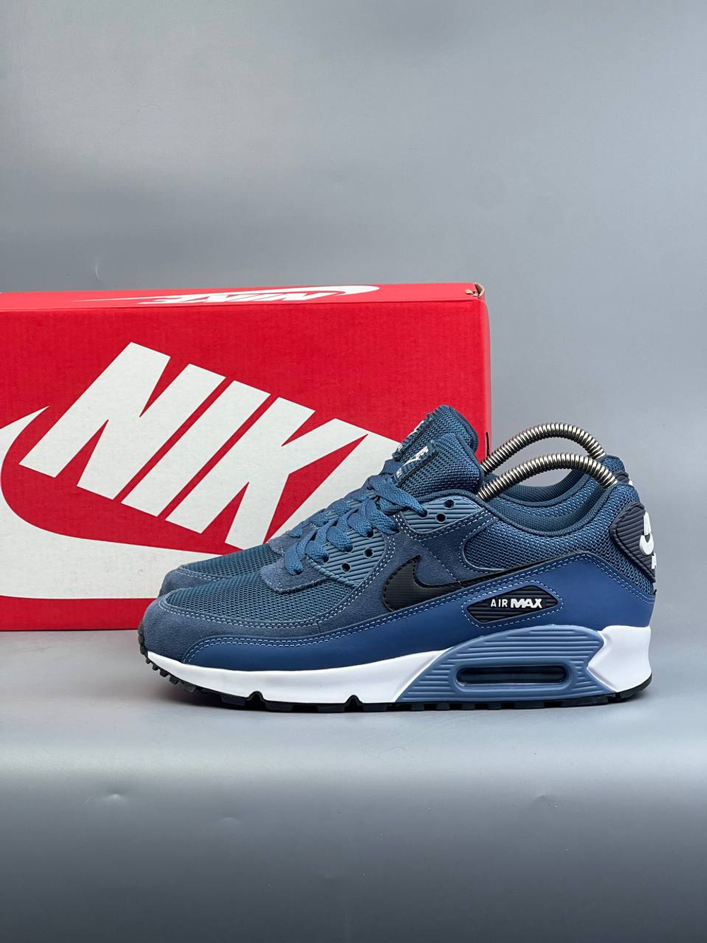 Кроссовки Nike Air Max 90 #143 (син.)