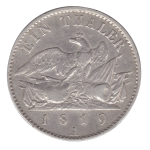 1 талер 1819 (А). Германия-Пруссия. Серебро VF-XF