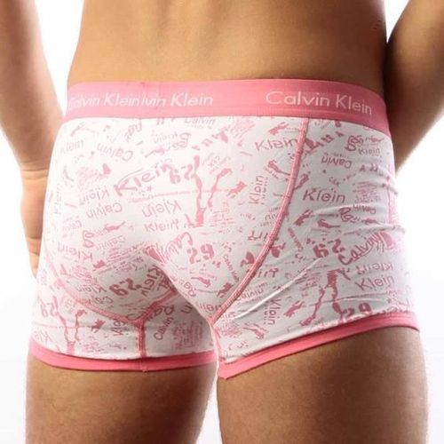 Мужские трусы боксеры Calvin Klein 365 Pink Picasso Print
