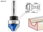 ЗУБР 22x13мм, радиус 3,2мм, фреза пазовая фасонная с верхним подшипником