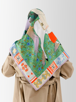 Платок «Женский лик Алтая. Весна»