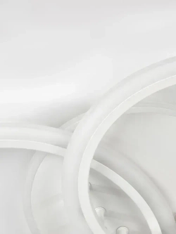 Люстра потолочная светодиодная с пультом ДУ Rivoli белая LED 100 Вт 3000 - 6000 К, светильник на кухню, в детскую, в спальню