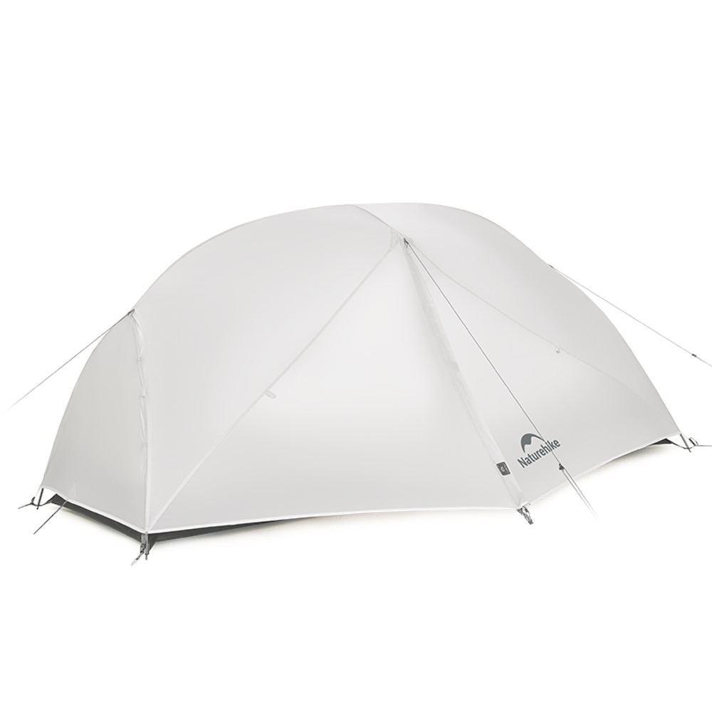 Палатка Naturehike Mongar PRO 1-местная, алюминиевый каркас, светло-серая