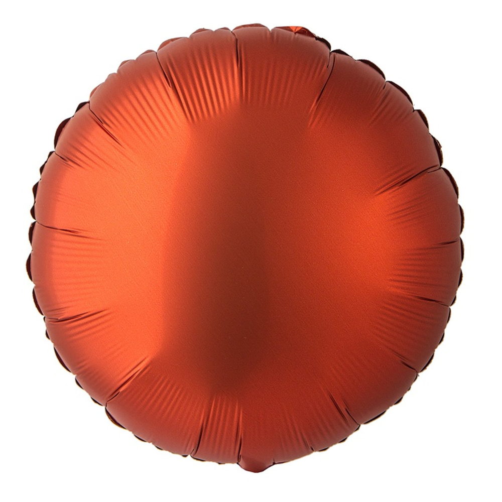 Шар фольгированный Круг 46 см (Красный)