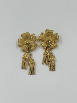 Клипсы Банты с кисточками Sonia Rykiel