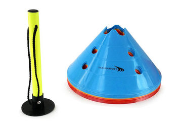 Конус Yakimasport Jumbo Cone 15cm 20P - red/blue