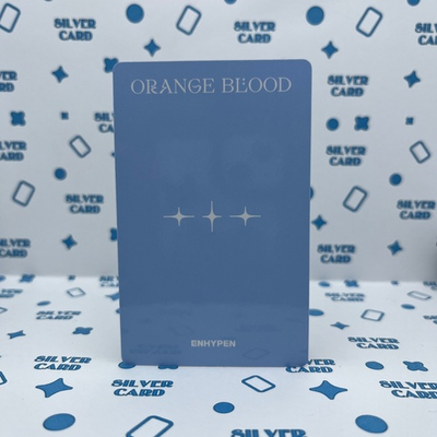 Фотокарта ENHYPEN - ORANGE BLOOD (Weverse ver. | Сону)