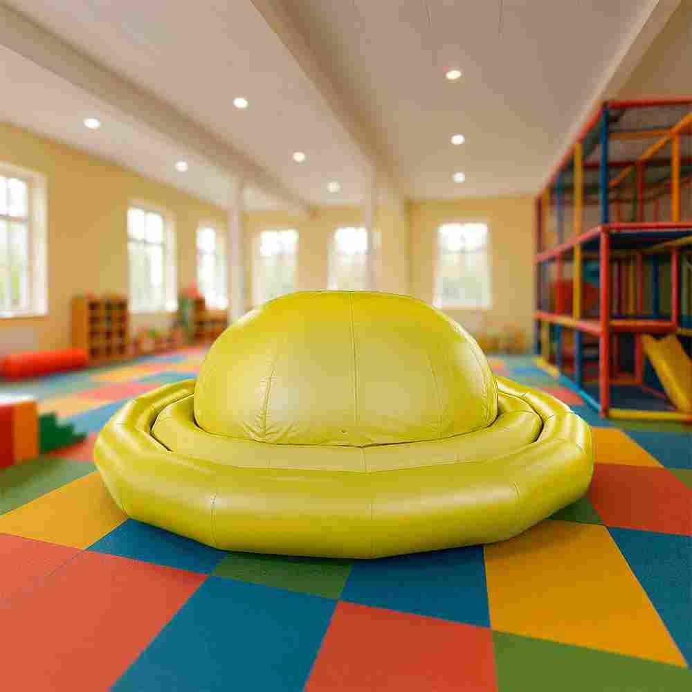 Надувное оборудование «Надувной живот» 3*3*1,2 м, жёлтый