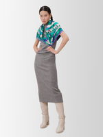 Платок «Каменный цветок» 100% шёлк