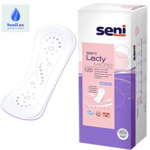 Прокладки урологические SENI LADY MICRO 20шт