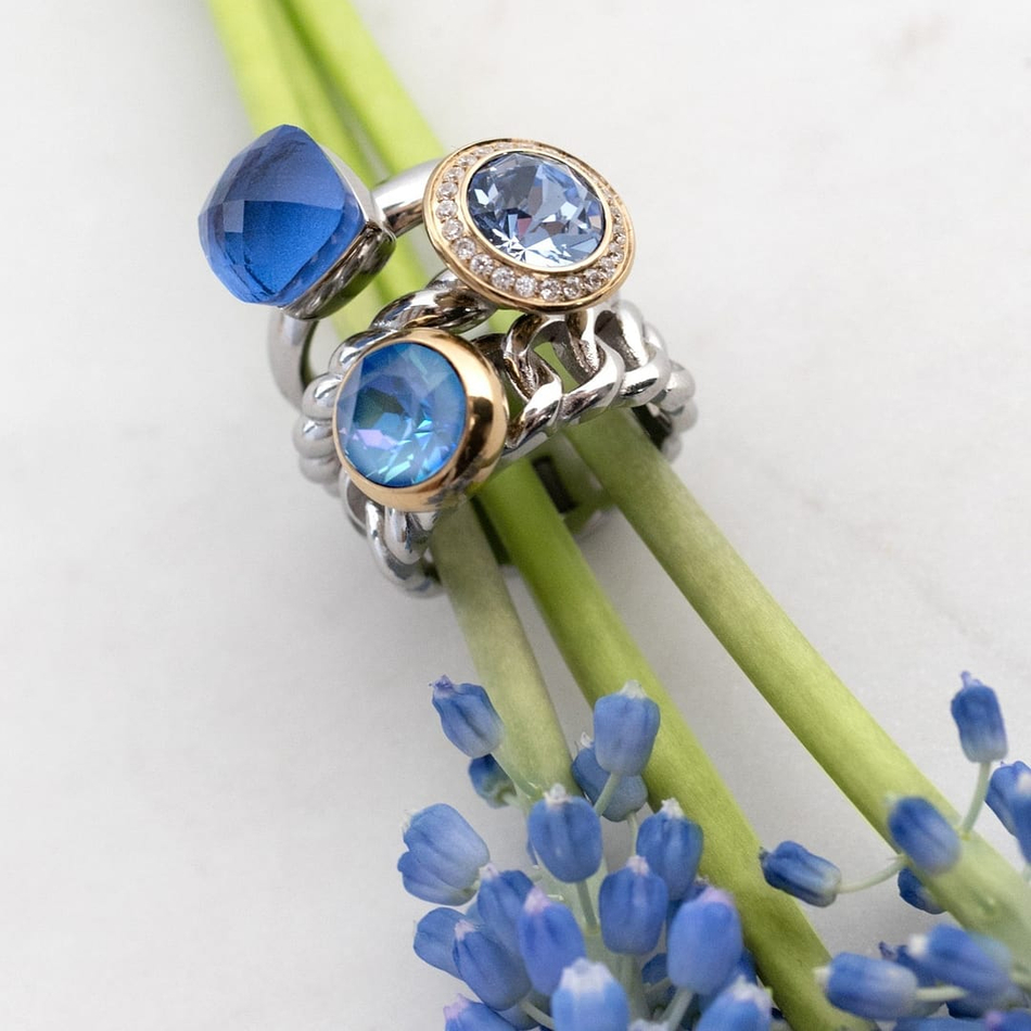 Кольцо Qudo FIRENZE 19 (S) Lapis 107000/40-4723 19 размер 19