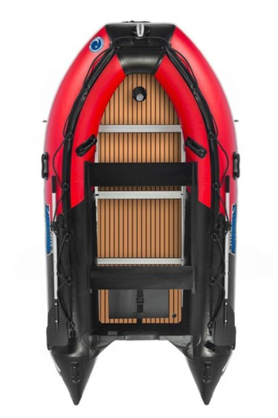 Лодка ПВХ STORMLINE Flexiteek 340 (черно-зеленая/красно-черная)