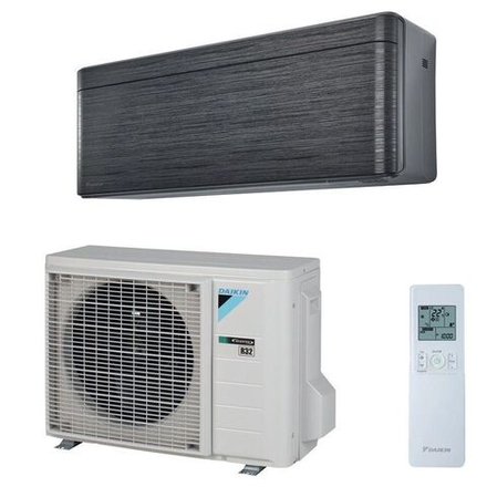Кондиционер Daikin Stylish FTXA20BT/RXA20A Inverter. Цвет: Панель цвета чёрного дерева, корпус чёрный