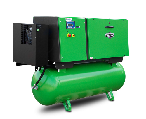 Винтовой компрессор Atmos Albert E 120 Vario-RD с ресивером и осушителем