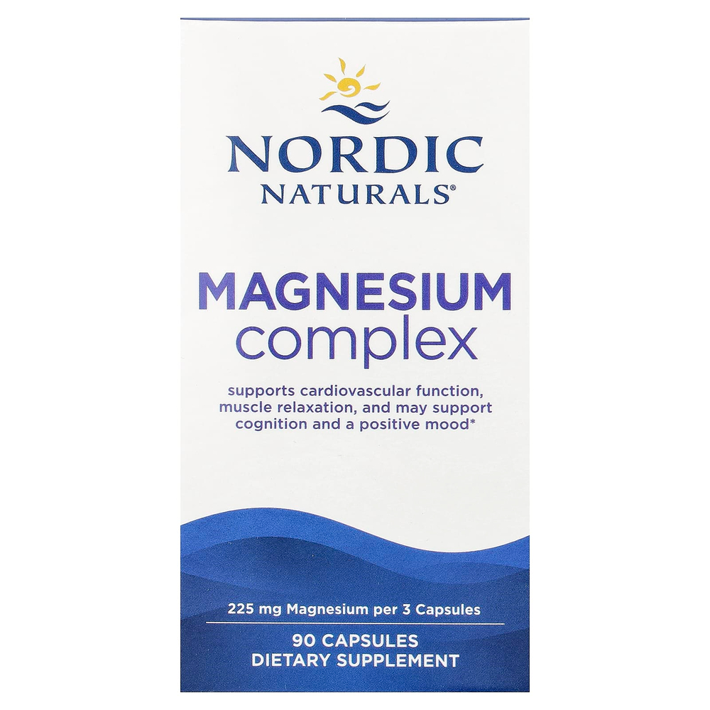Nordic Naturals, комплекс магния, 90 капсул