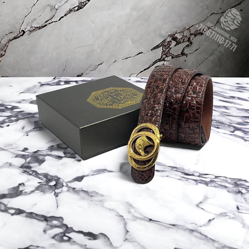 Ремень Stefano Ricci из кожи крокодила