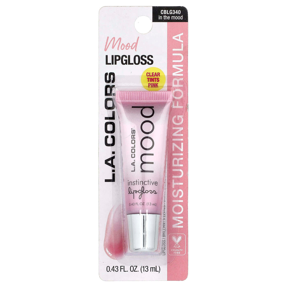 L.A. Colors, Mood, блеск для губ, CBLG340 In The Mood, 13 мл (0,43 жидк. унции)
