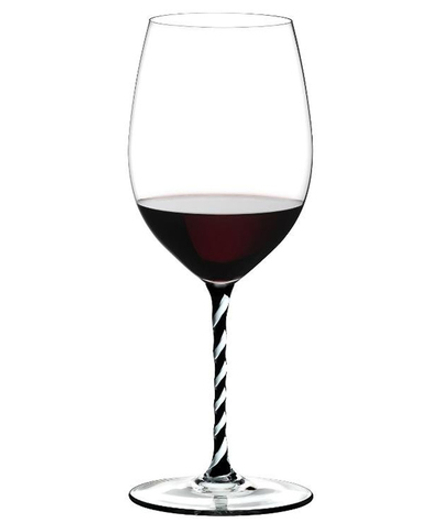 Riedel Fatto a Mano Фужер Cabernet/Merlot 625мл с черно-белой ножкой