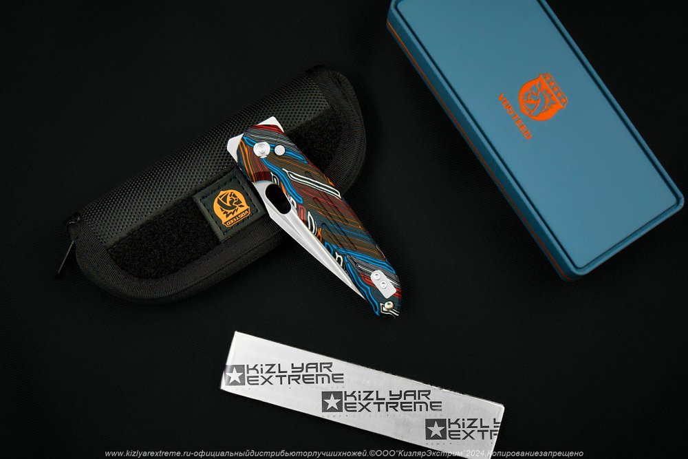 Нож Vosteed Thunderbird сталь M390 Satin рукоять Magpie G10