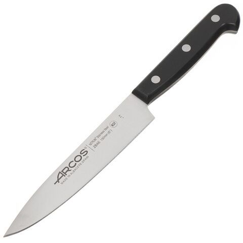 Нож кухонный Arcos, Universal, шеф-нож, нерж сталь, 15 см, рук пласт, 2846-B