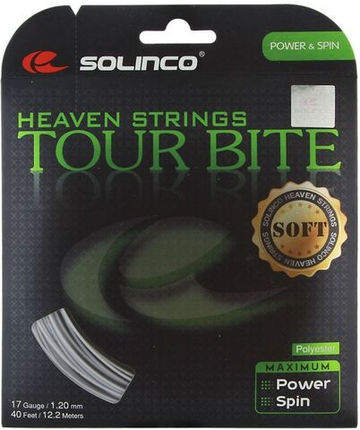 Струны теннисные Solinco Tour Bite Soft (12 m) - grey