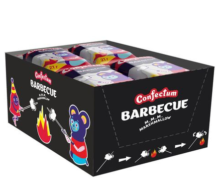 Маршмеллоу "Confectum Barbecue" с ароматом пломбира, 21гр х 48шт