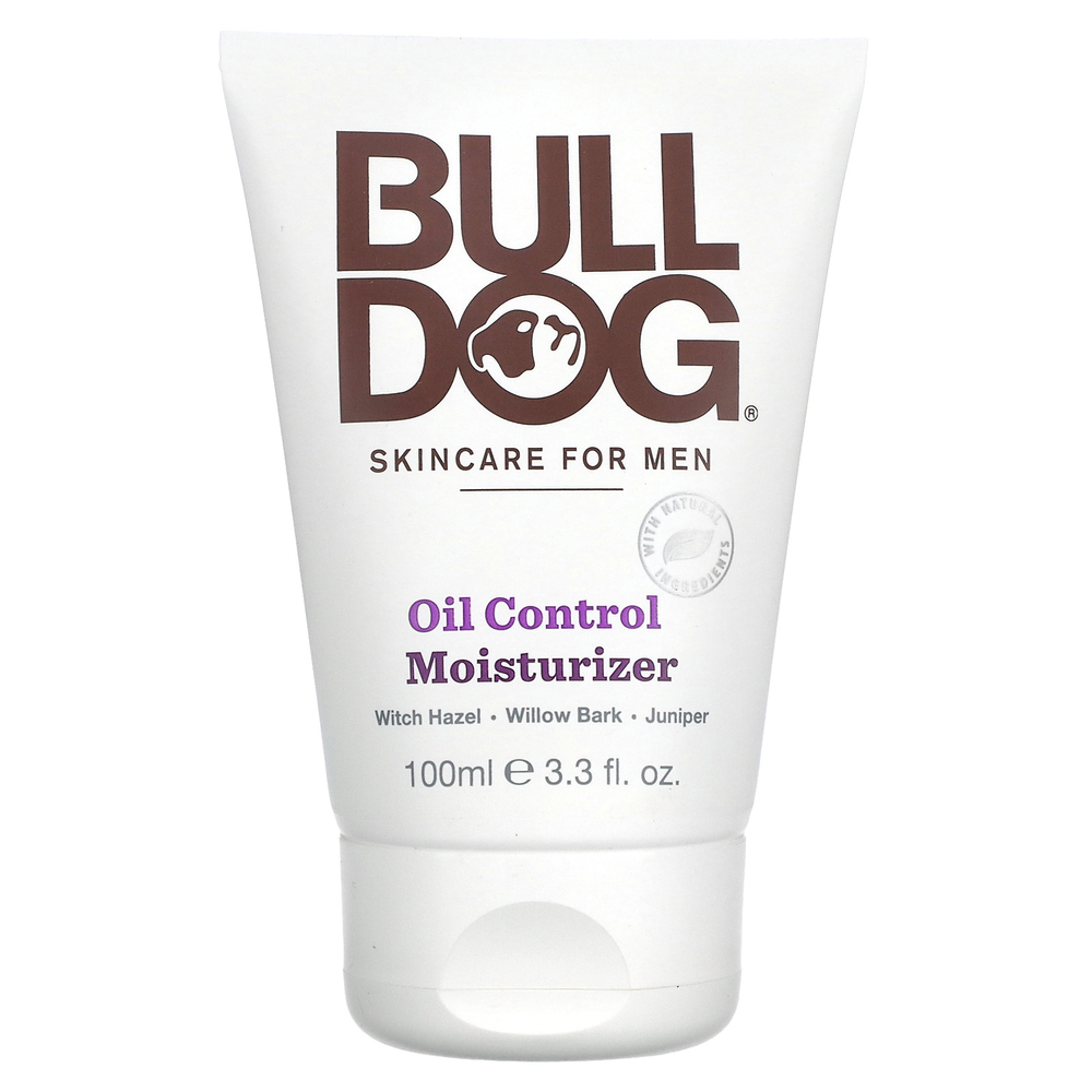 Bulldog Skincare For Men, увлажняющий крем для жирной кожи лица, 100 мл (3,3 жидк. унции)