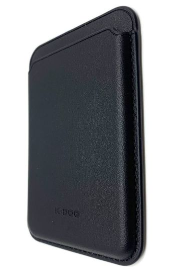 Кожаный чехол - бумажник K-DOO LEATHER WALLET MagSafe черный