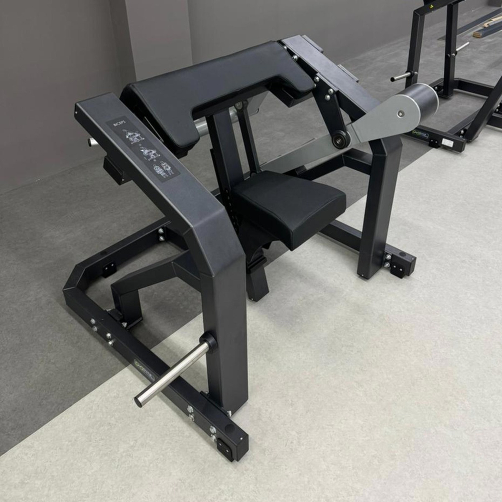 D970 Бицепс-машина сидя, рычаги серые