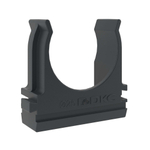 Держатель с защелкой, д.25мм, черный