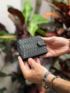 Бифолд кошелек из кожи питона WA-245