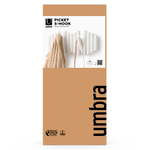 Вешалка настенная UMBRA Picket, 5 крючков, белая