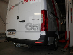 Фаркоп оцинкованный Galia M118C для Mercedes Sprinter 2006-, Volkswagen Crafter 2006-(паспорт и сертификат в комплекте)(без электрики)