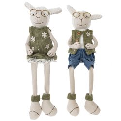 GAEM Игрушка набивная "Барашек/Овечка", L12 W10 H46/20 см, 2в.