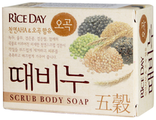 Мыло кусковое CJ Lion Rice Day С экстрактом пяти злаков, 100 г