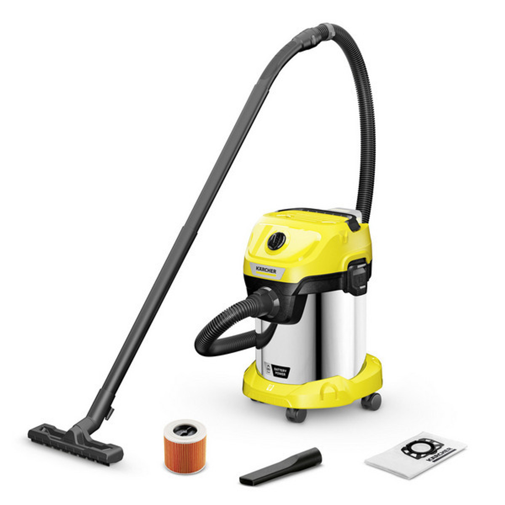 Строительный пылесос Karcher WD 3-18 S V-17/20 225Вт (1.628-575.0 )