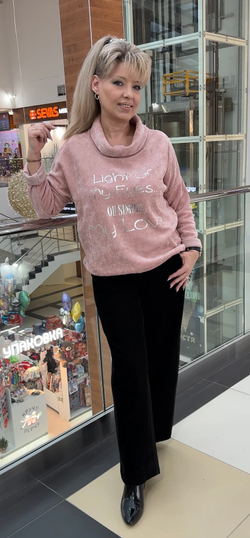 Брюки из микро вельвета по лицевой стороне