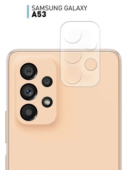 Стекло на камеру ROSCO для Samsung Galaxy A53 оптом (арт. SS-A53-CLEAR-CAM-GLASS)