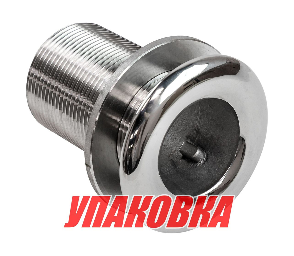 Шпигат нержавеющий d39мм, резьба D47мм (упаковка из 5 шт.)