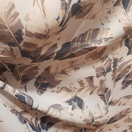 Блэкаут оптом "Листья". Коричневые. BL-SH8G