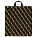 Пакет с петлевой ручкой ПНД, 44х40 см, "Золотая полоса", 43 мкм