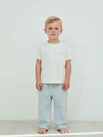 Брюки детские мятный/молочный