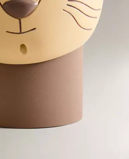 ZARA HOME ДЕТСКИЙ ДОЗАТОР МЫЛА В ФОРМЕ ГЕПАРДА, КОРИЧНЕВЫЙ
