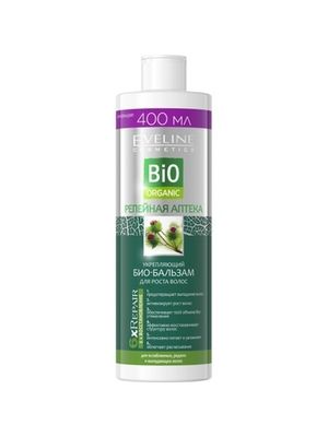 Eveline Репейная аптека - укрепляющий био-бальзам для роста волос серии Bio Organic, 400мл