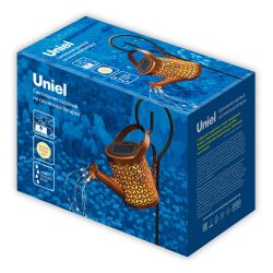 USL-S-822-PT210 SPRINKLER Садовый светильник на солнечной батарее Лейка. 36 светодиодов. Теплый белый свет. 1xАА Ni-Mh аккумулятор в-к. IP44. TM Uniel