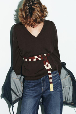 ZARA ШАРФ В ПОЛОСКУ, РАЗНОЦВЕТНЫЙ