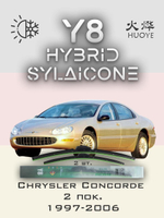 Щетки стеклоочистителя HUOYE Y8 600/550 мм на Chrysler Concorde | Hook/J-Hook