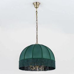 Citilux Базель CL407152 Люстра подвесная с зелёным абажуром